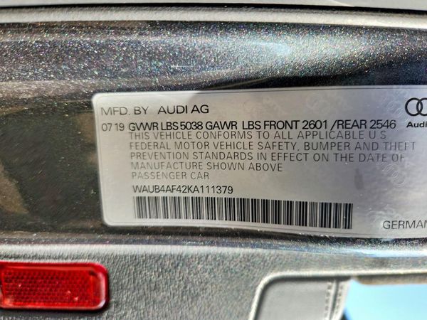 2019 AUDI S4 quattro Premium Plus