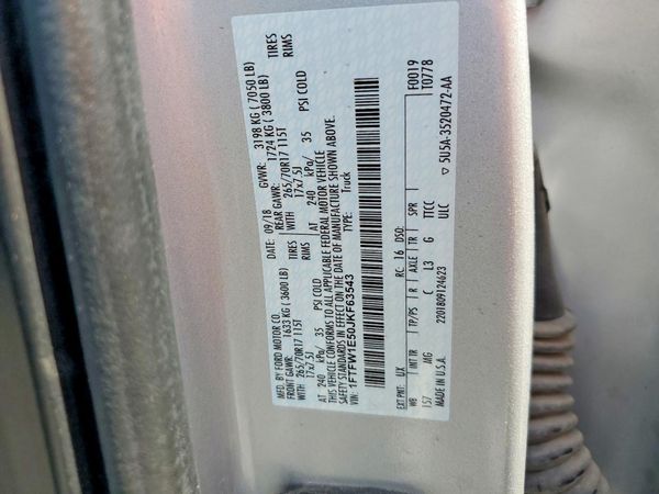 2018 FORD F150