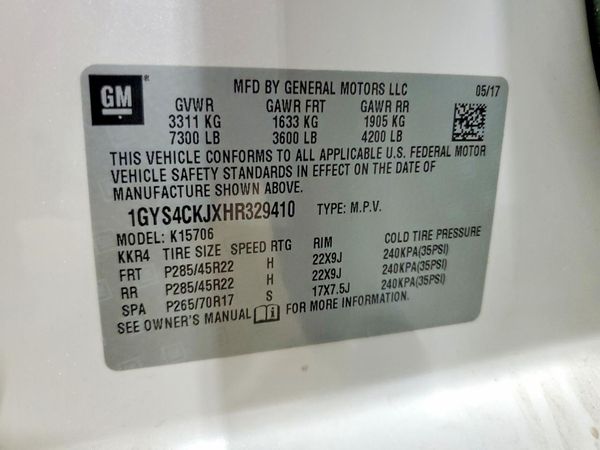 2017 CADILLAC ESCALADE Premium Luxury