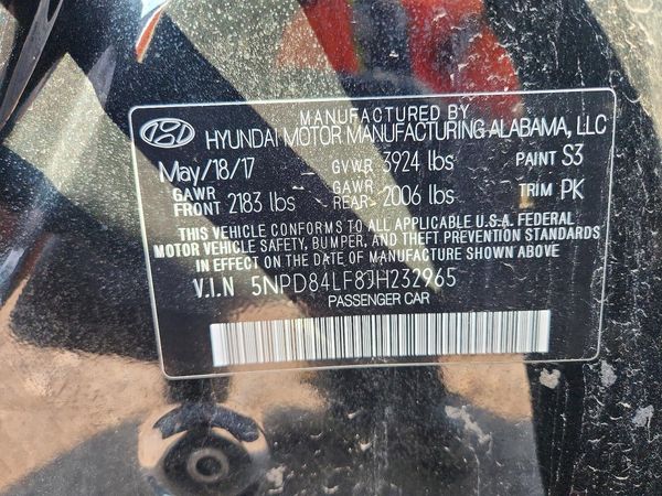 2018 HYUNDAI ELANTRA