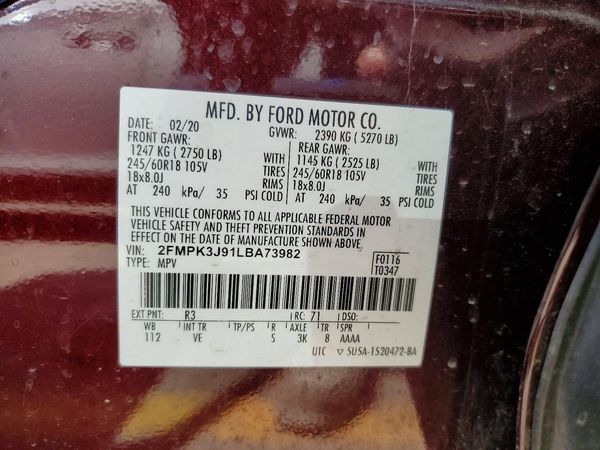 2020 FORD EDGE