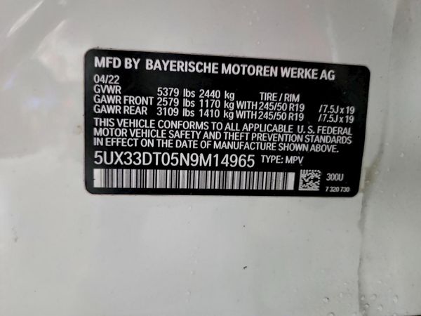 2022 BMW X4 xDrive30i