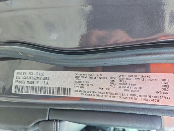 2021 JEEP GRAND CHEROKEE Limited