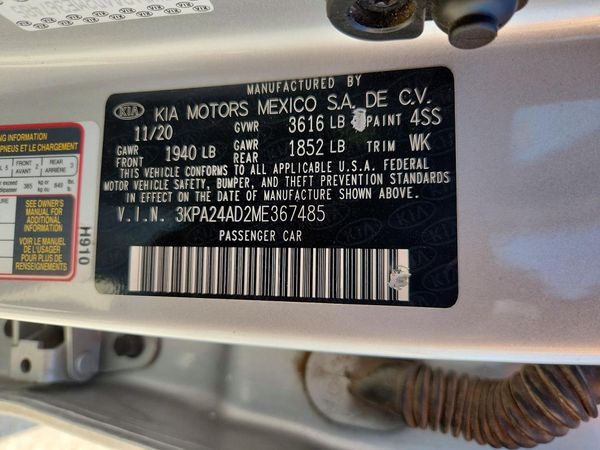 2021 KIA RIO