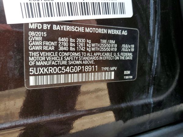 2016 BMW X5 xDrive35i