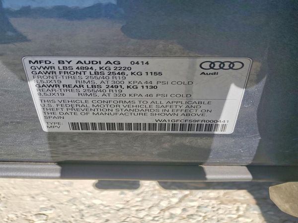 2015 AUDI Q3 quattro Prestige