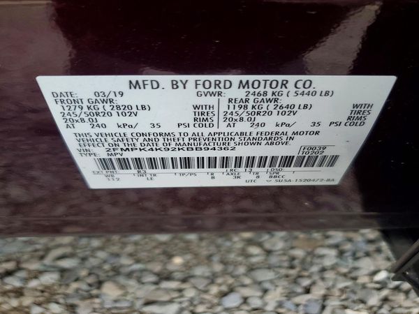 2019 FORD EDGE