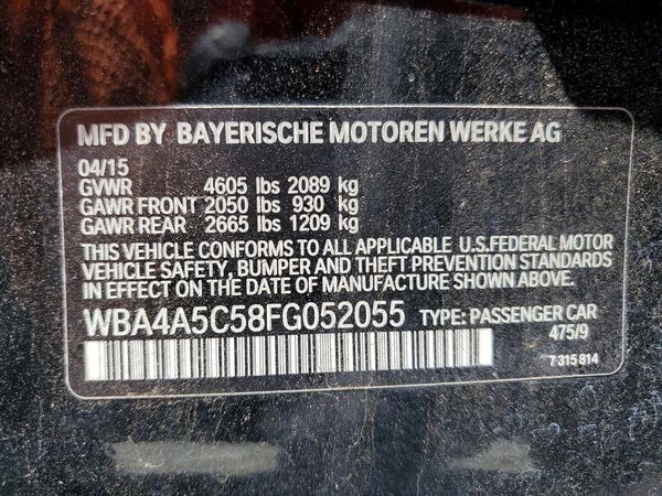 2015 BMW 428 Gran Coupe
