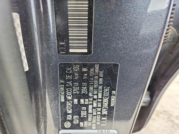 2019 KIA FORTE