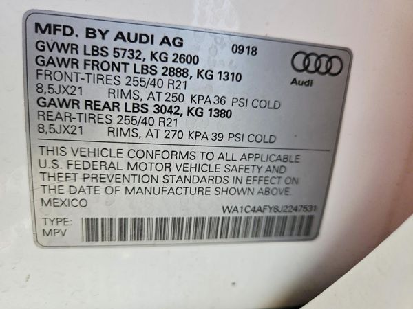 2018 AUDI SQ5