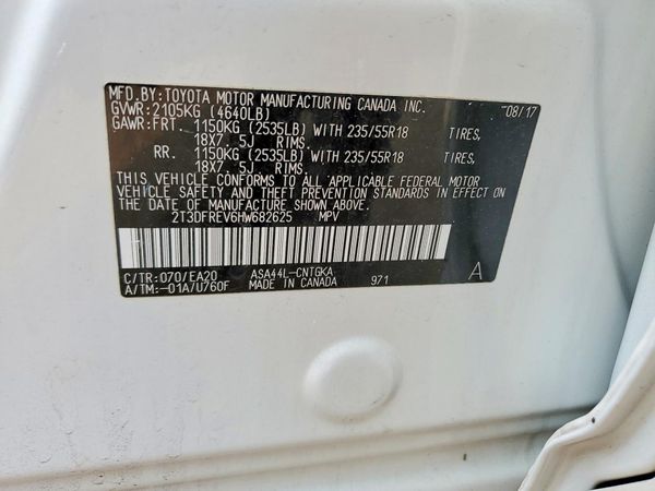 2017 TOYOTA RAV4 Ltd/SE Platinum