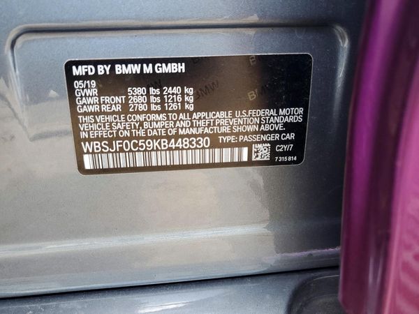 2019 BMW M5
