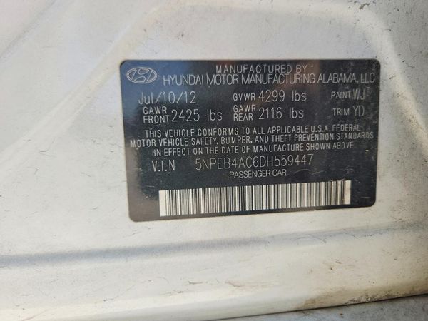 2013 HYUNDAI SONATA GLS/ GLS Popular