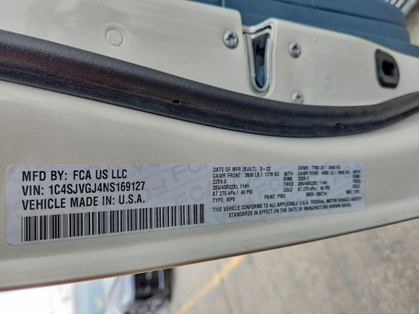 2022 JEEP GRAND WAGONEER SERIES III 4X4