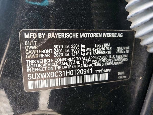 2017 BMW X3