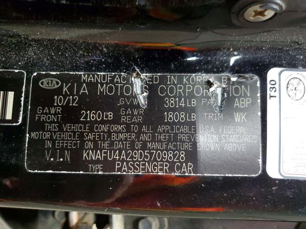 2013 KIA FORTE EX