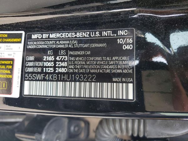 2017 MERCEDES-BENZ C C300-4M