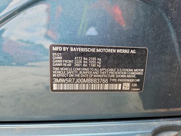 2021 BMW 330XI xDrive