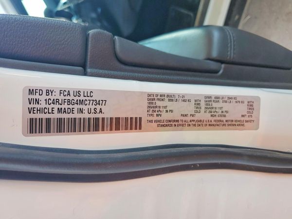 2021 JEEP GRAND CHEROKEE LIMITED 4X4