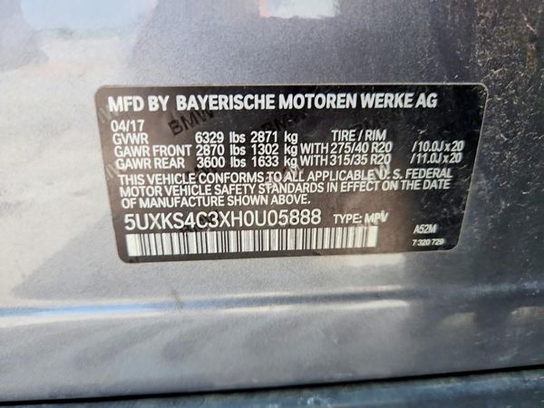 2017 BMW X5 xDrive35d