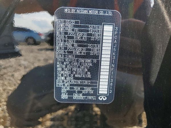 2022 INFINITI QX55 Essential