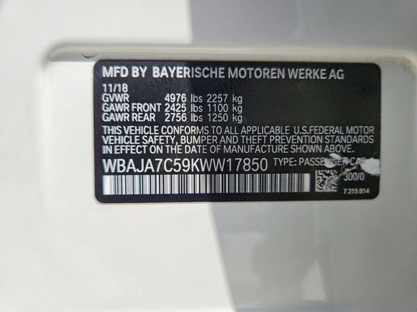 2019 BMW 530 xDrive