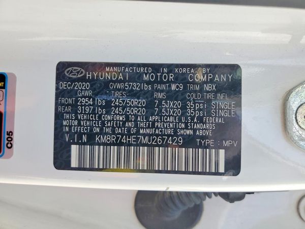 2021 HYUNDAI PALISADE Calligraphy