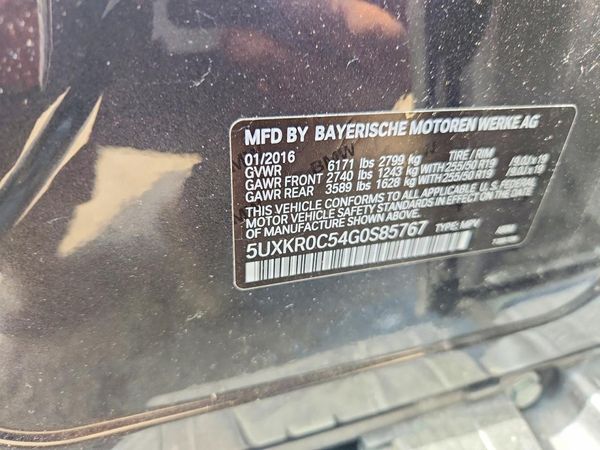 2016 BMW X5
