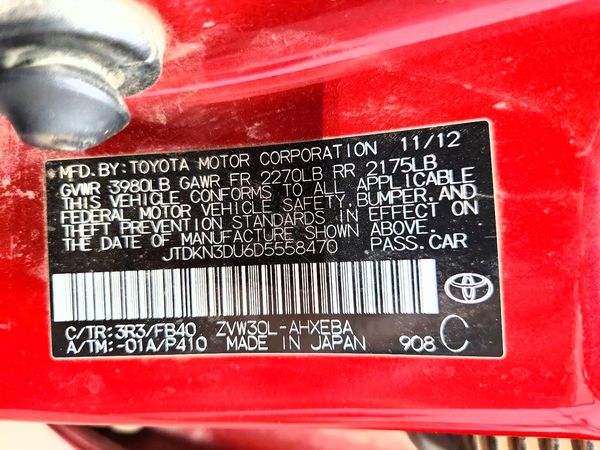2013 TOYOTA PRIUS
