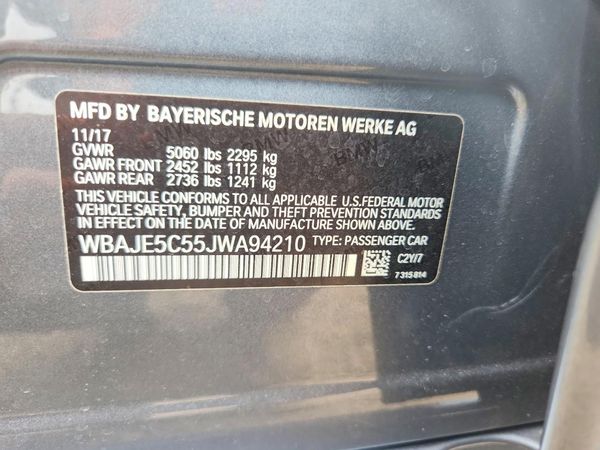 2018 BMW 540