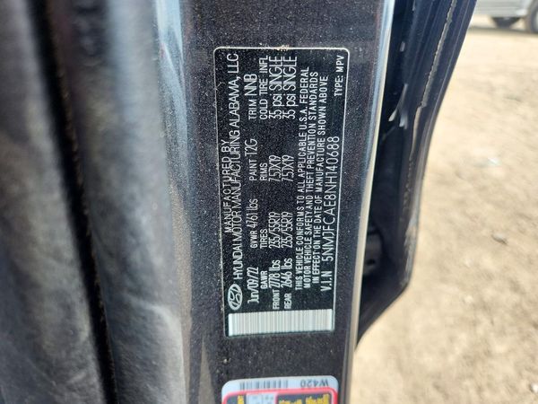 2022 HYUNDAI TUCSON SEL Convenience Pkg