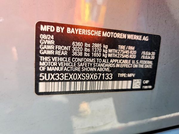 2025 BMW X6 xDrive40i