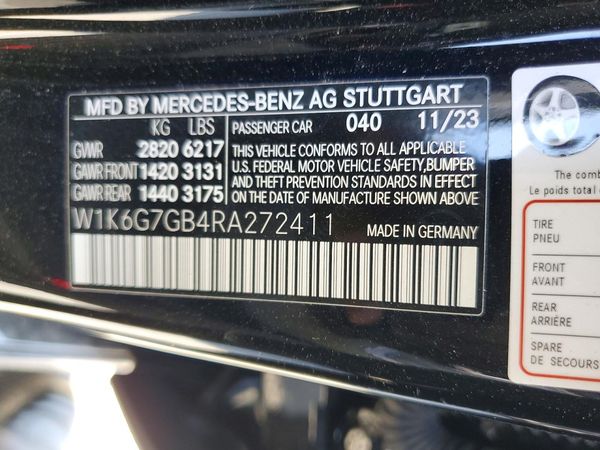 2024 MERCEDES-BENZ S