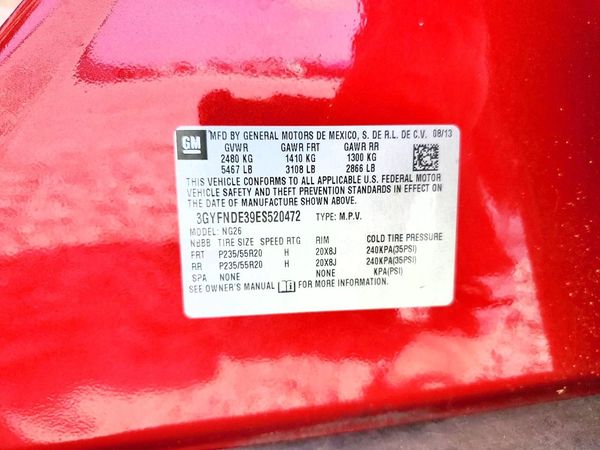 2014 CADILLAC SRX