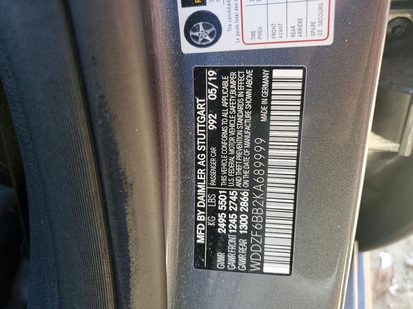 2019 MERCEDES-BENZ E AMG E53