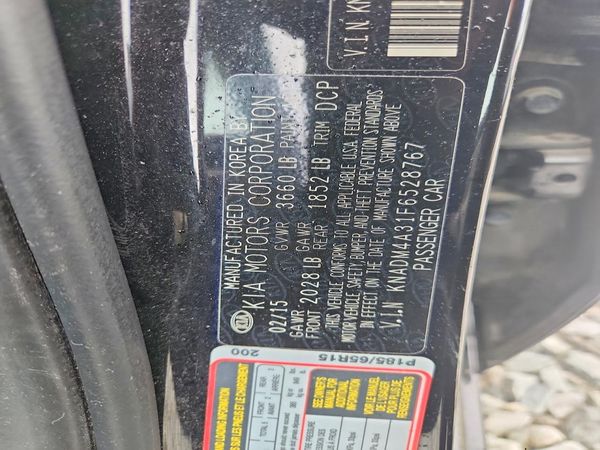 2015 KIA RIO GL - Middle-low