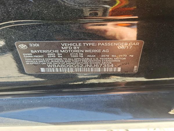 2018 BMW 330 xDrive SA