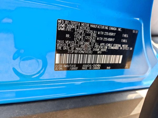 2021 TOYOTA RAV4