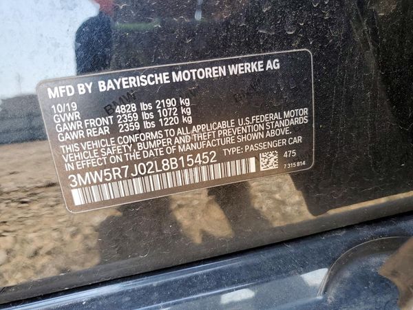 2020 BMW 330XI xDrive NA