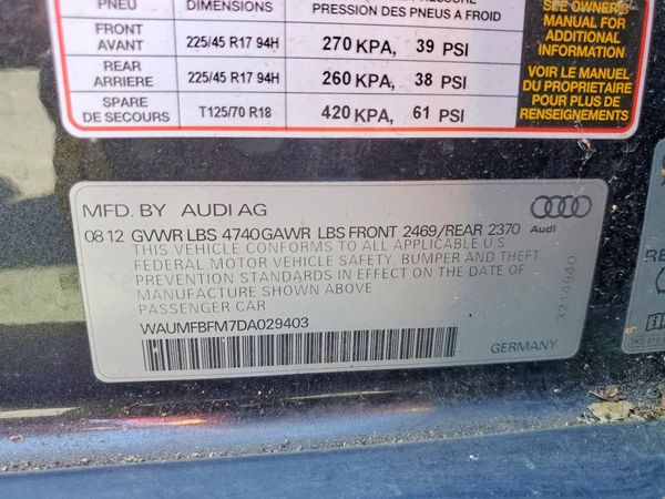 2013 AUDI A3