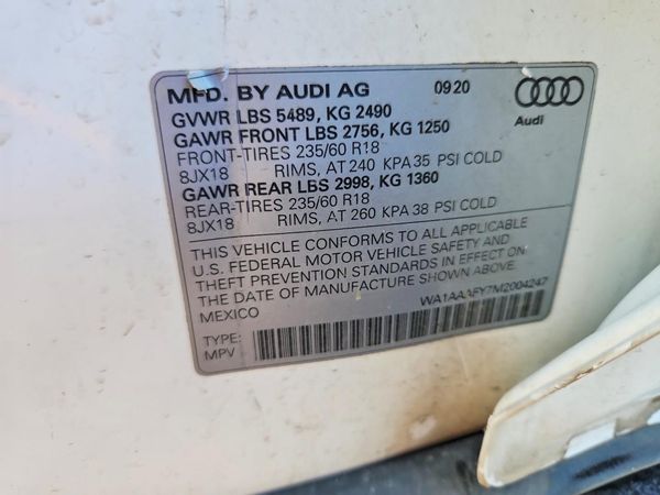 2021 AUDI Q5