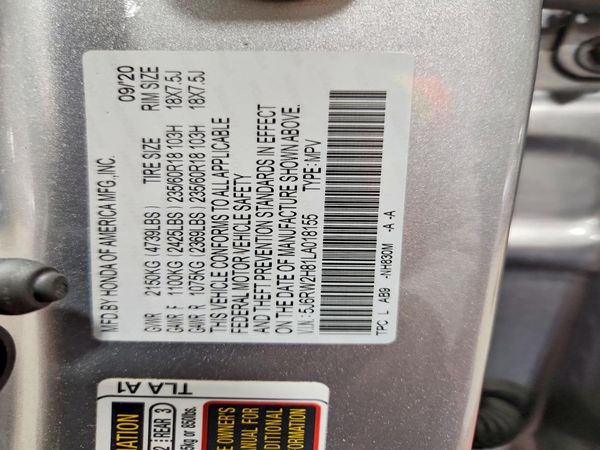 2020 HONDA CR-V EX-L