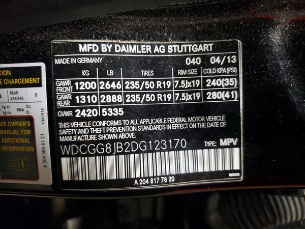 2013 MERCEDES-BENZ GLK GLK350 4-MATIC