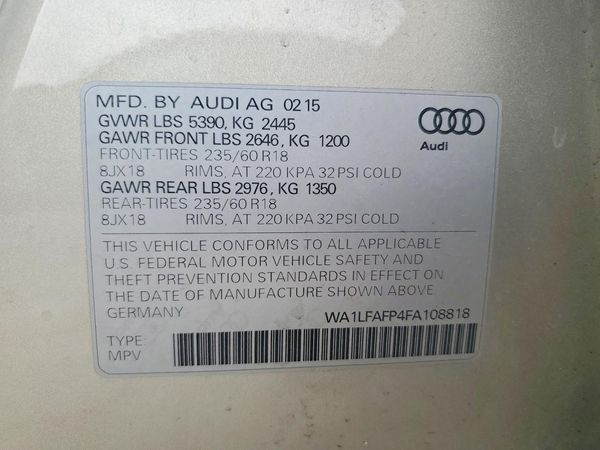 2015 AUDI Q5 Premium Plus