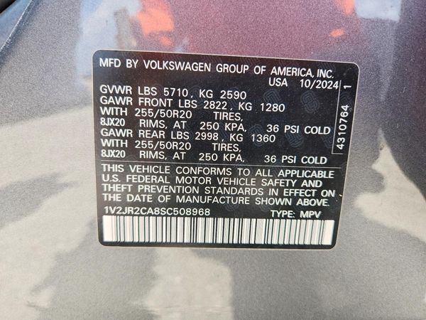 2025 VOLKSWAGEN ATLAS SE