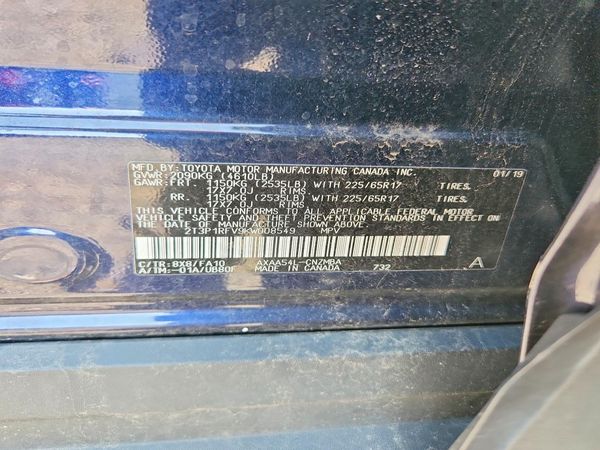2019 TOYOTA RAV4 XLE / XLE Premium 4WD