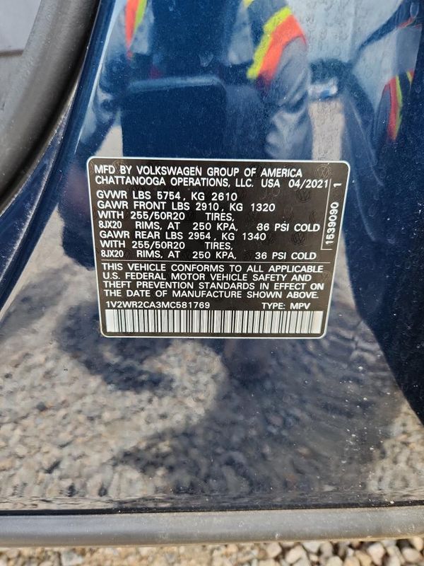 2021 VOLKSWAGEN ATLAS SE w/ Tech