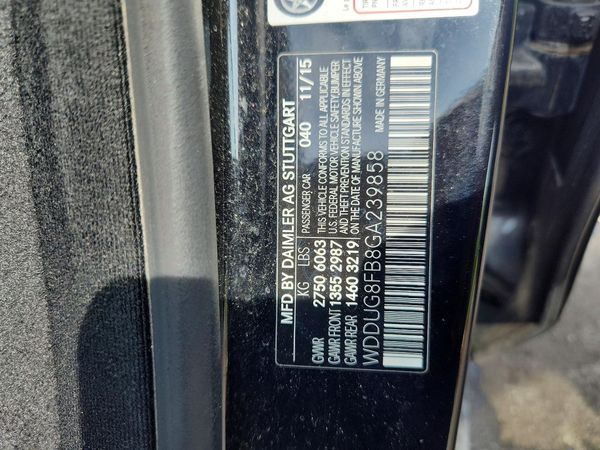 2016 MERCEDES-BENZ S S550-4M