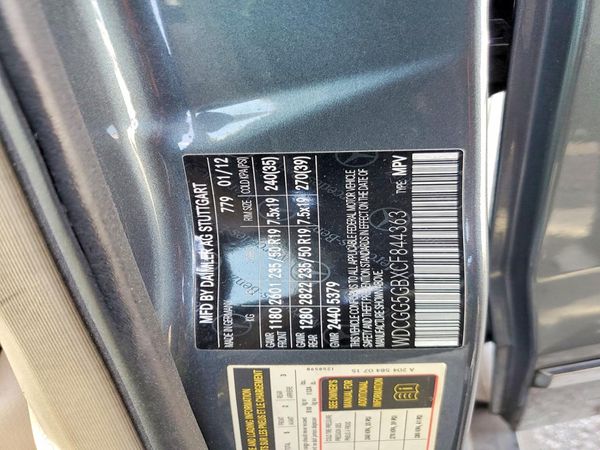 2012 MERCEDES-BENZ GLK GLK350