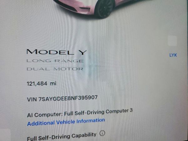 2022 TESLA MODEL Y